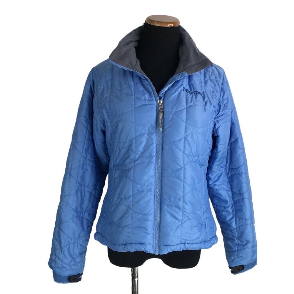 Marmot‎ Jacket Womens Size Small S Blue Puffer Insulated Quilted
